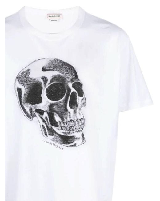 Alexander McQueen White T-shirts And Polos for men