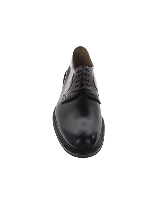 Doucal's Black Lace Up for men
