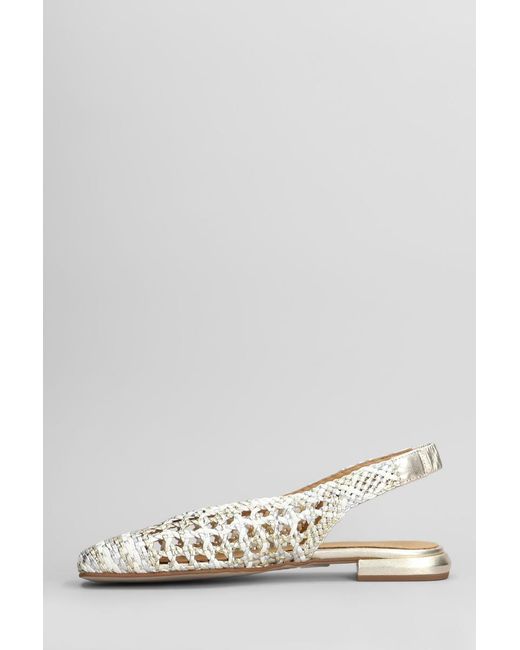 Pedro Miralles White Ballet Flats