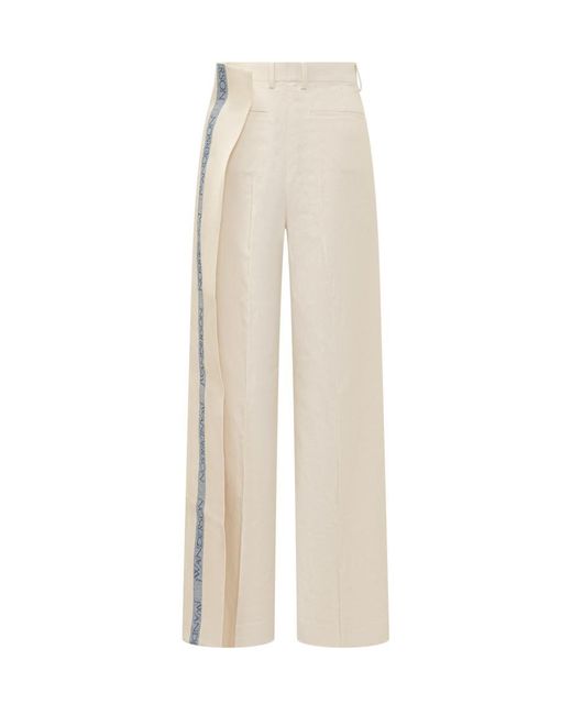 J.W. Anderson White Pants With Panel