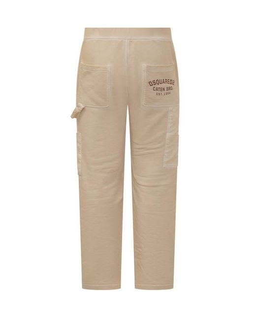 DSquared² Natural Beige Cargo Pants for men