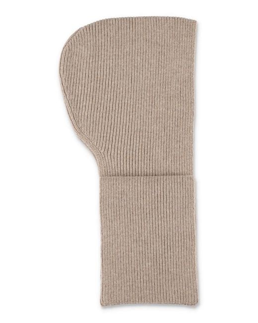 Studio Nicholson Gray Hooded Scarf