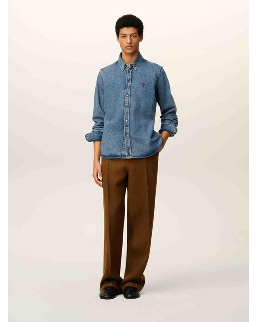 AMI Blue Elegant Shirt for men