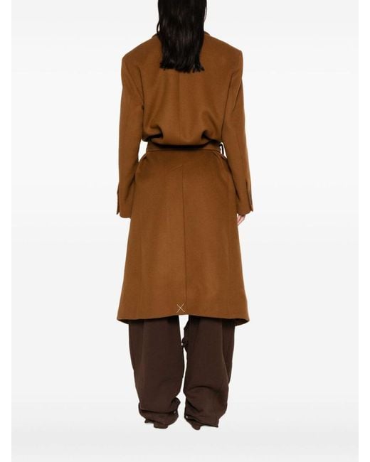 The Attico Brown Coat