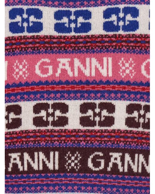 Ganni Red Logo Vest