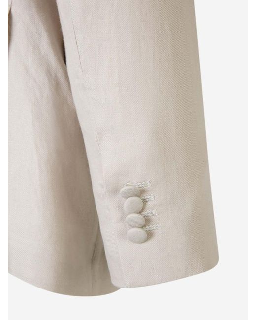 Boglioli Natural Plain Linen Suit for men