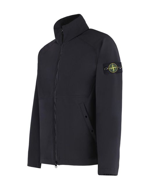 Stone Island Black Tech Fabric Jacket For