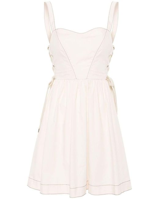 Pinko Natural Dress With Ruched Details