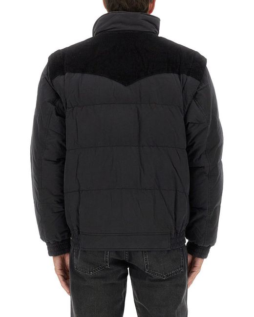 Isabel Marant Gray Down Jacket "Dowson" for men