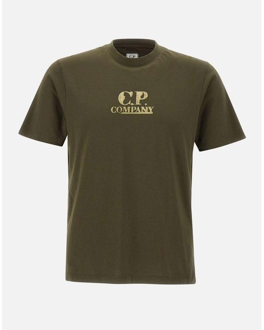 C P Company Green T-Shirts And Polos for men