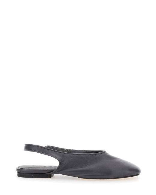 Soeur White 'Emmett' Ballerinas With Slingback Strap