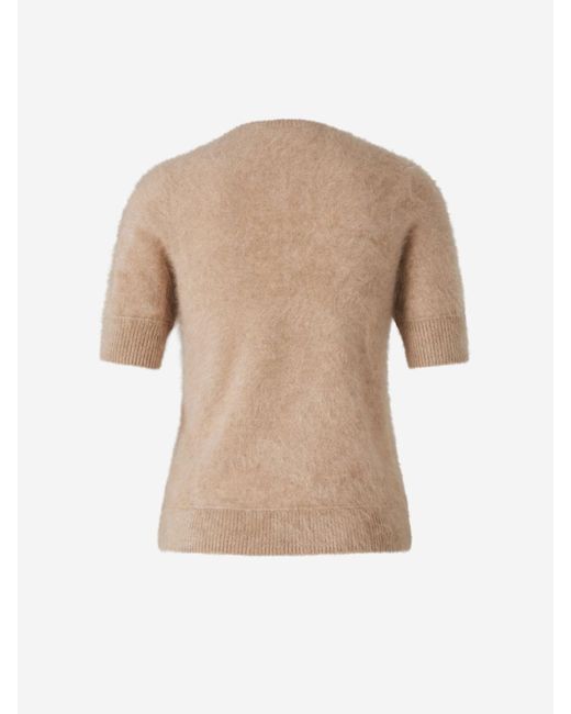 Dorothee Schumacher Natural V-neck Cashmere Sweater