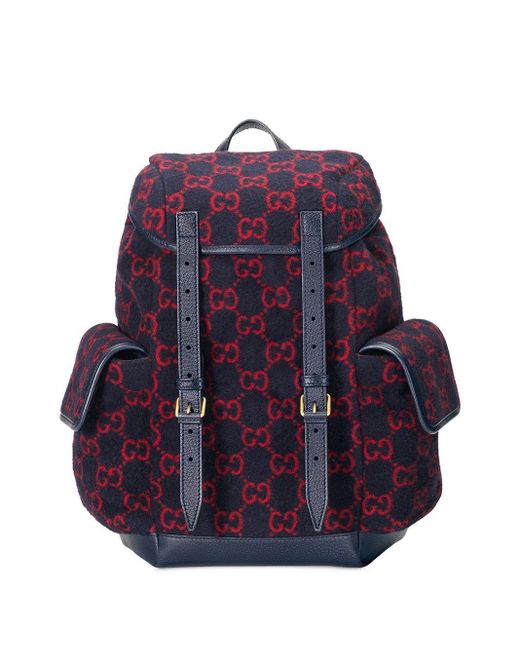 Gucci Backpack Blue/red for men