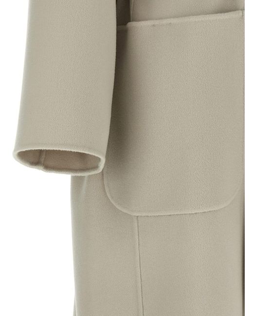 Max Mara White 'doris' Coat