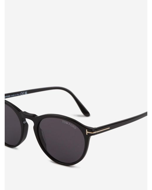 Tom Ford Gray Round Sunglasses for men