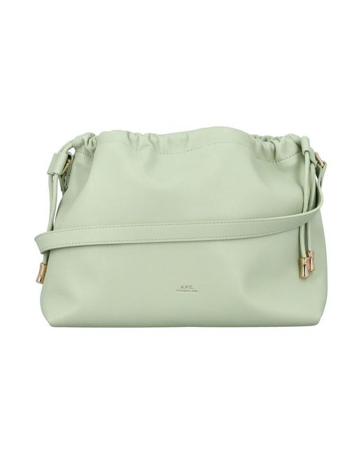 A.P.C. Green Ninon Bucket Bag