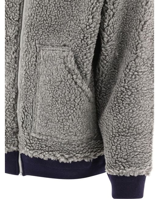 Human Made Gray "Boa" Fleece Jacket for men