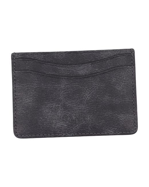 Ganni Black Vintage Card Holder