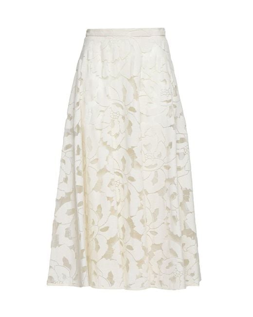 Max Mara White Skirts