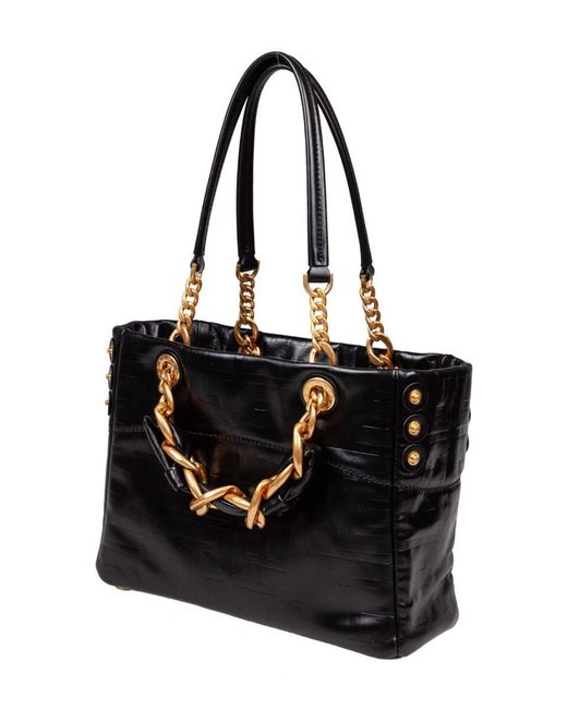 Balmain Black 1945 Soft Small Calfskin Bag