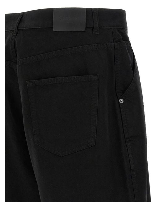 Saint Laurent Black Cotton Bermuda Shorts for men