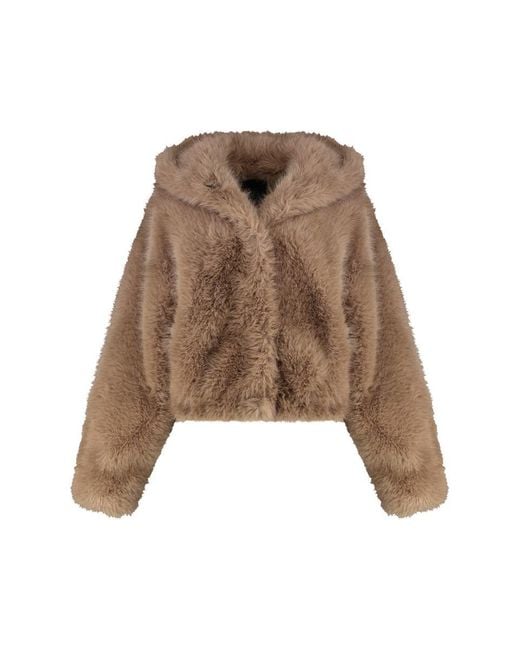 BB COUTURE Natural Mink Faux Fur Jacket