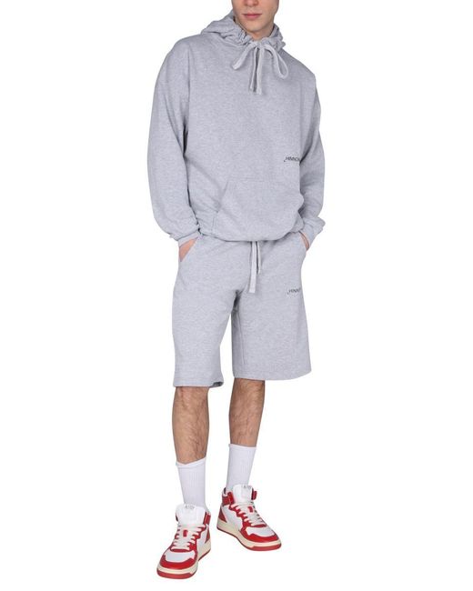 hinnominate Blue Sweatshirt With Logo for men