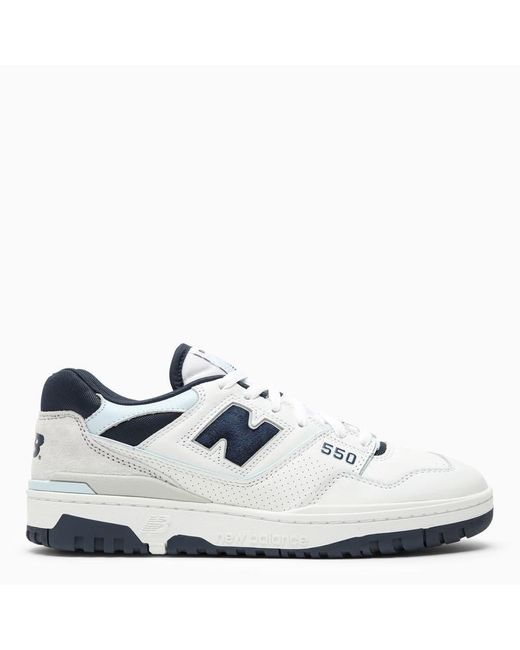 New Balance White Low 550/ Sneakers for men