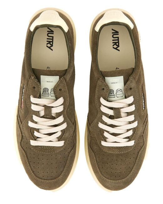 Autry Green "Medalist Low" Sneaker for men