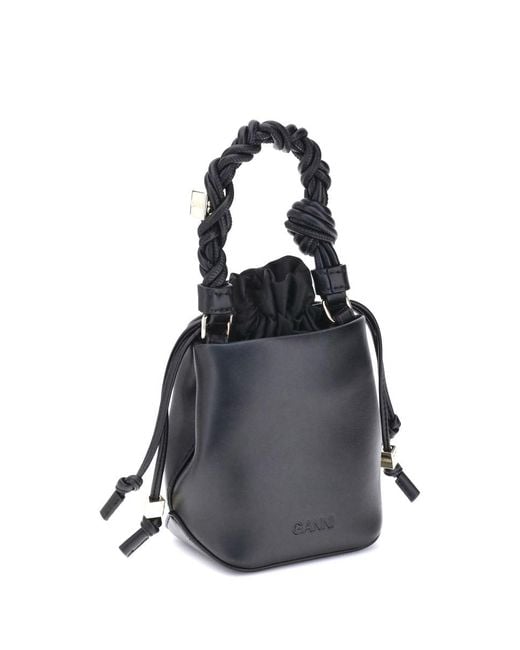 Ganni Black Bucket Bags