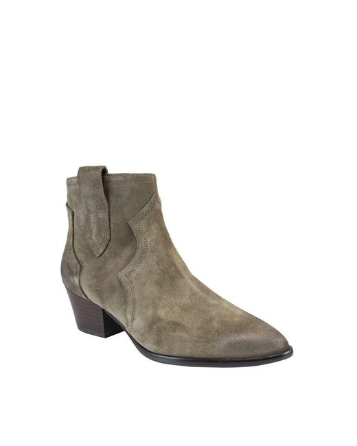 Ash Gray Ankle Boot
