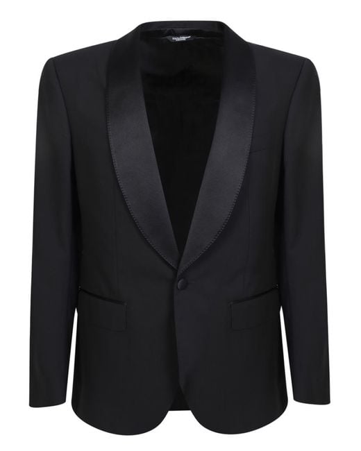 Dolce & Gabbana Black 'sicilia' Tuxedo Jacket for men