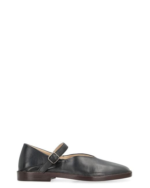 Lemaire Black Ballet Flats
