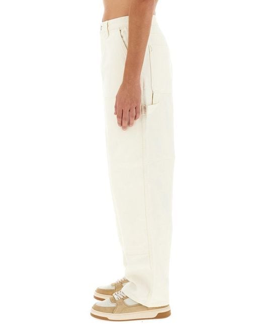 Stussy Natural Cotton Pants for men