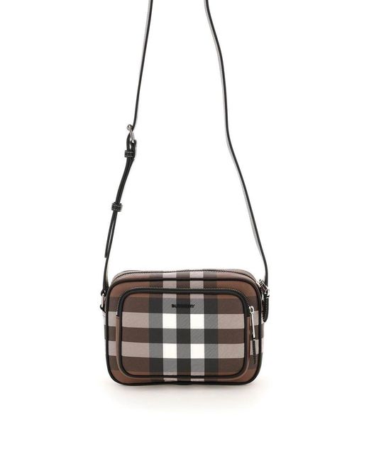 Burberry Brown House Check Brecon Shoulder Bag Multiple colors