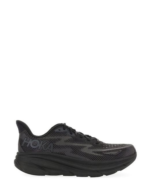 Hoka One One Black Clifton 9 Sneaker for men