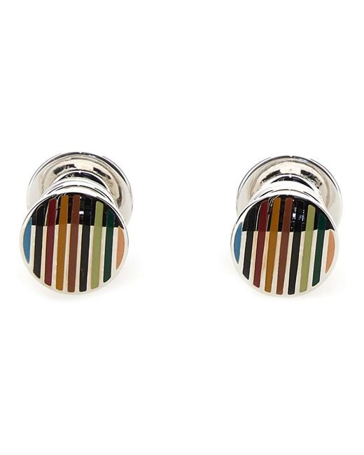 Paul Smith Metallic "Signature Pop" Cufflinks for men