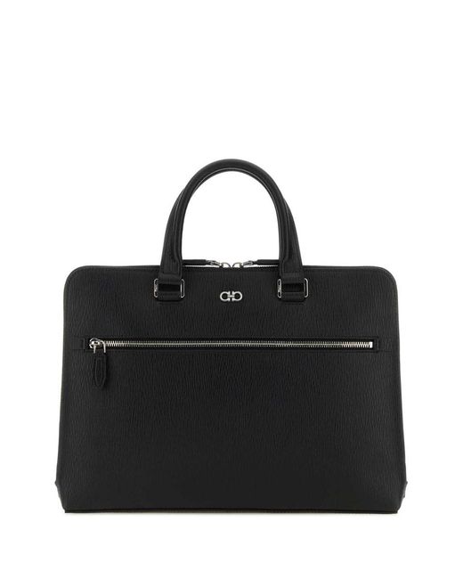 Ferragamo Black Briefcase for men