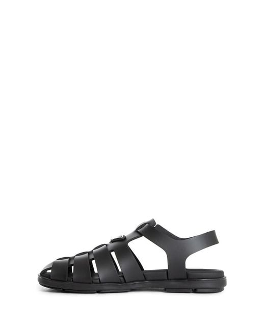 Prada Black Sandals & Slides for men