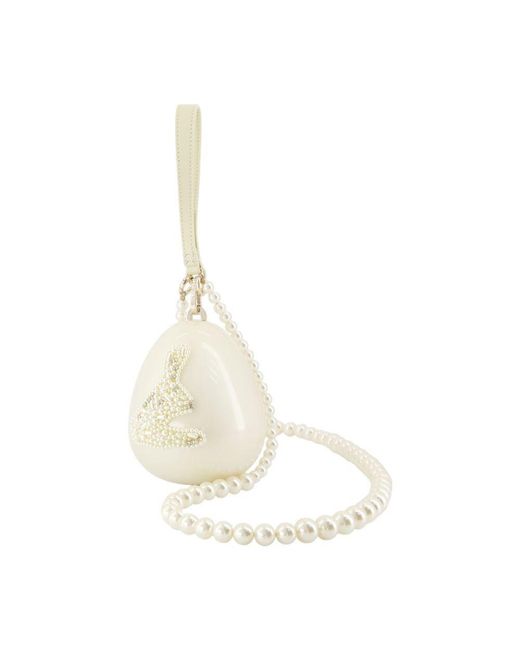 Simone Rocha Micro Egg Crossbody in White | Lyst UK
