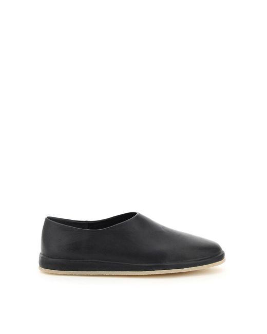 Fear Of God The Mule Leather Slippers in Black for Men - Lyst