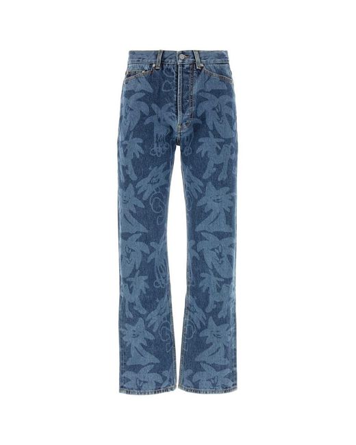 Palm Angels Blue Jeans for men
