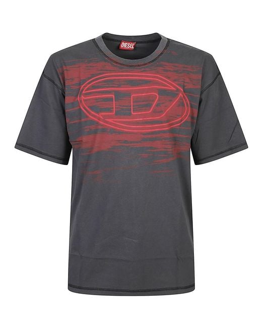 DIESEL Black Tshirt for men