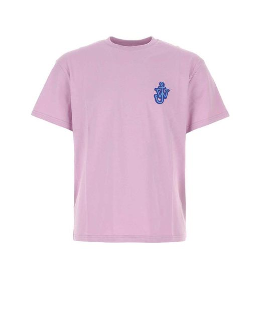 J.W. Anderson Pink Anchor T-shirt for men