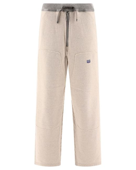 Kapital Natural Sport Trousers With Zip for men