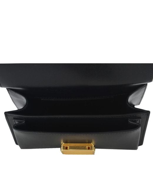 Golden Goose Deluxe Brand Black Venezia Small Palmellato Leather