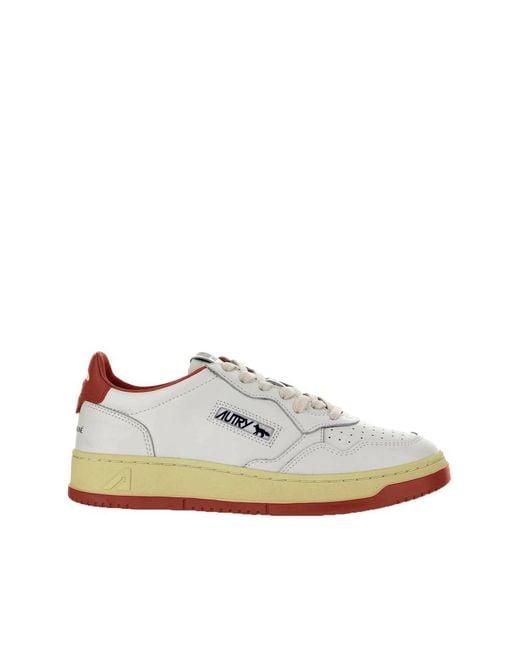 Maison Kitsune X Autry Sneakers in White for Men Lyst