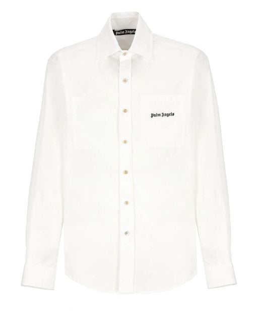 Palm Angels White Shirts for men