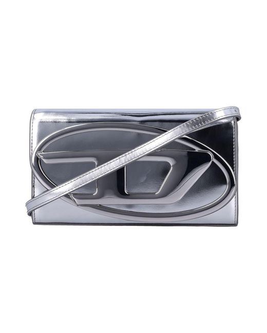 DIESEL Gray 1Dr Wallet Strap