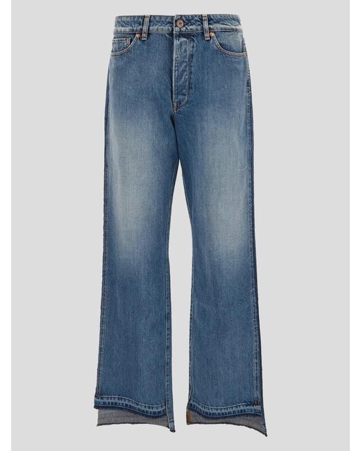 3x1 Blue Asymmetric Bottom Sabina Jeans